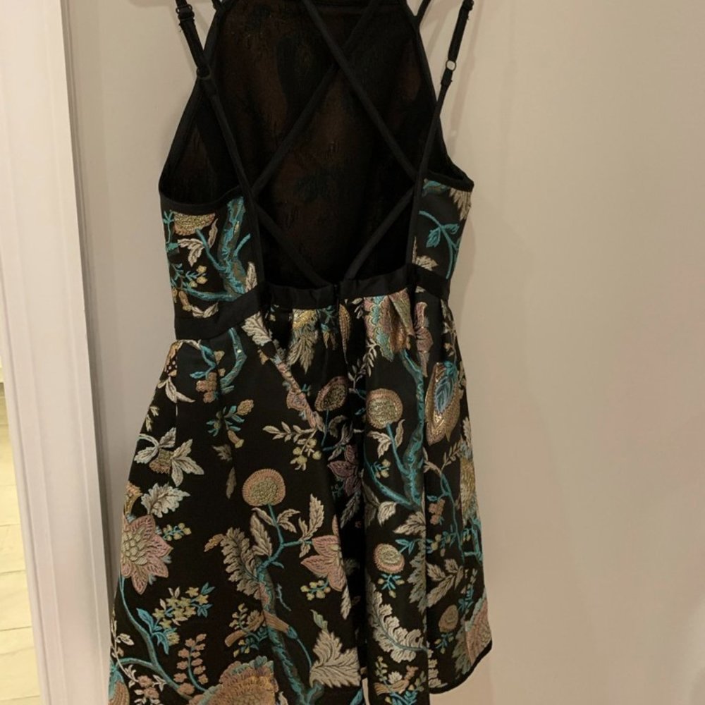 Kimchi Blue Hidden Dragon Jacquard Mini Dress - Picture 4 of 7